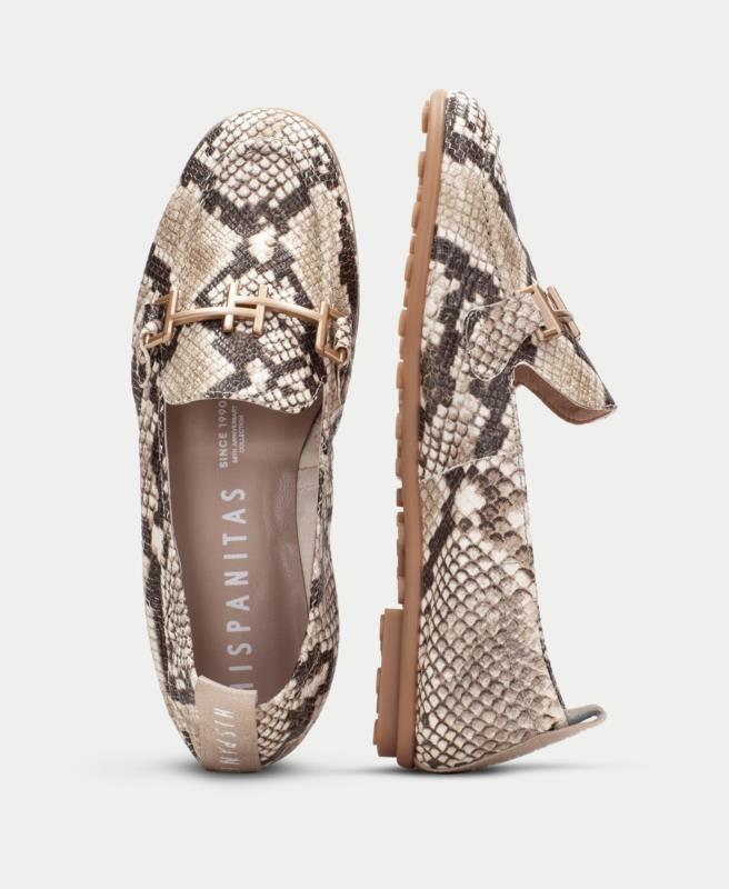 Mocasin Mujer HISPANITAS HV254027 BOMBAY TAUPE