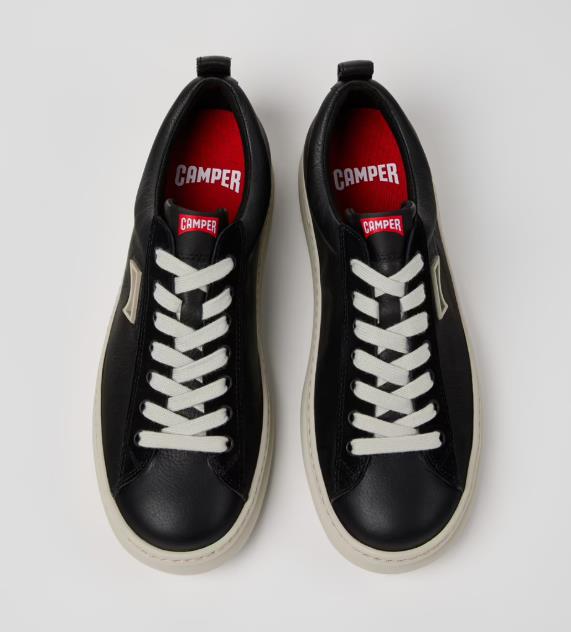 Sneakers para Hombre CAMPER Runner de piel y nobuk Negras para Hombre