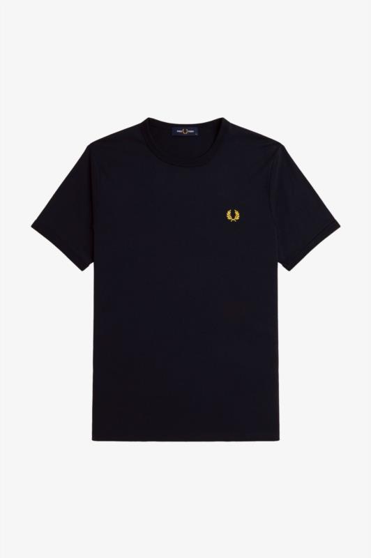 CAMISETA FRED PERRY RINGER NAVY