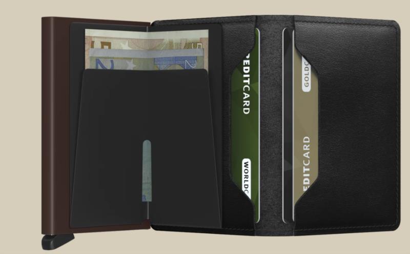 SLIMWALLET SECRID ORIGINAL BLACK-BROWN