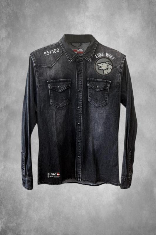 Sobrecamisa de hombre Lasal ADVENTURE negro