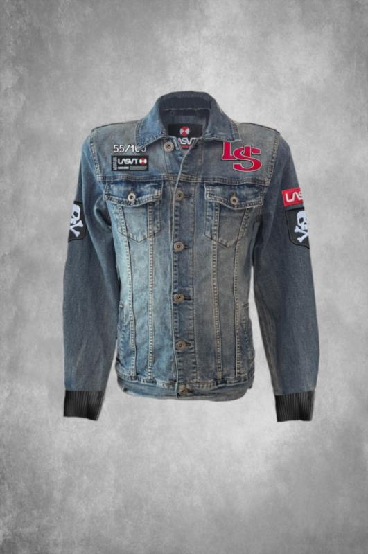Cazadora vaquera de hombre Lasal UNIVERSITY azul