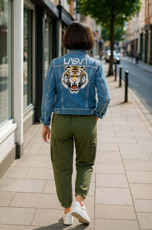 Cazadora denim de mujer LaSaL TIGER azul
