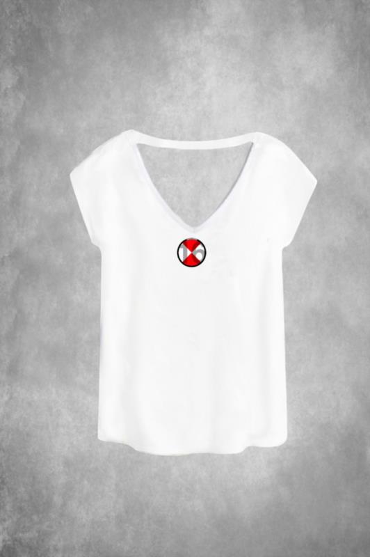 Camiseta de mujer LaSaL CAT blanco