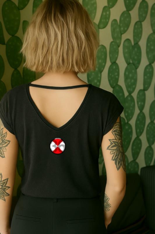 Camiseta de mujer LaSaL CAT negro