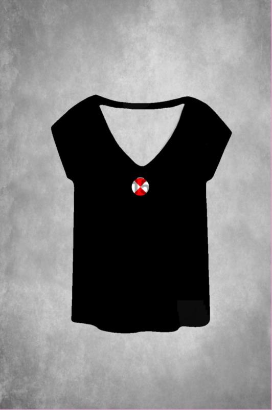 Camiseta de mujer LaSaL CAT negro
