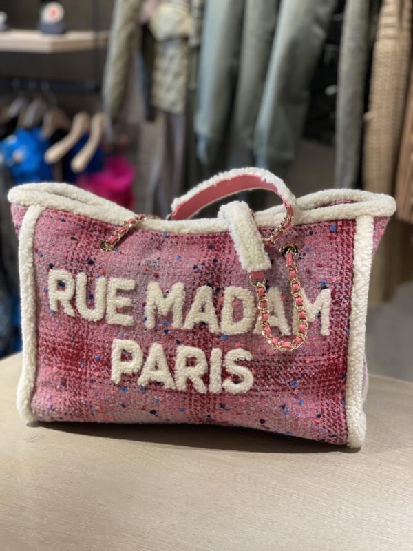 BOLSO RUE MADAM THE CORE T TWEED PINK