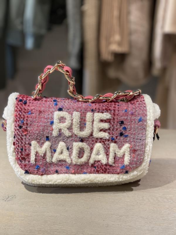 BOLSO RUE MADAM THE CORE S TWEED PINK