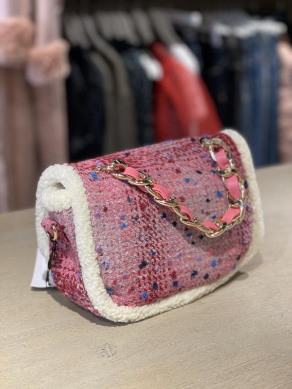 BOLSO RUE MADAM THE CORE S TWEED PINK