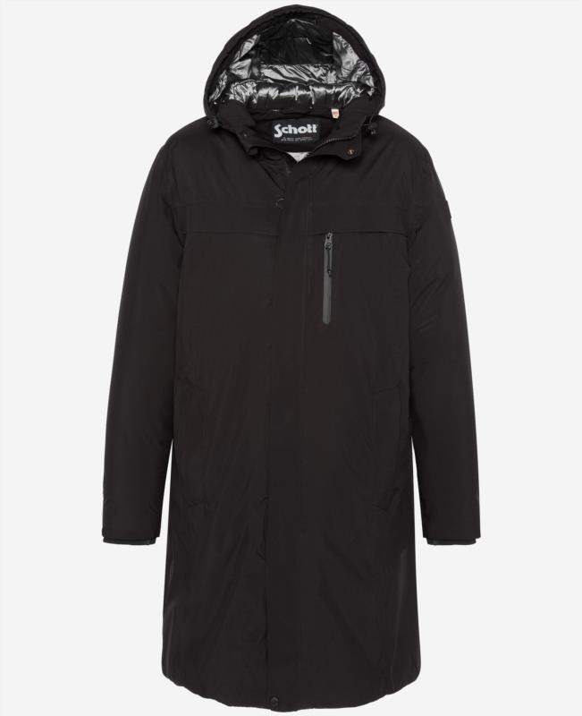 Chaqueta larga para hombre SCHOTT con capucha