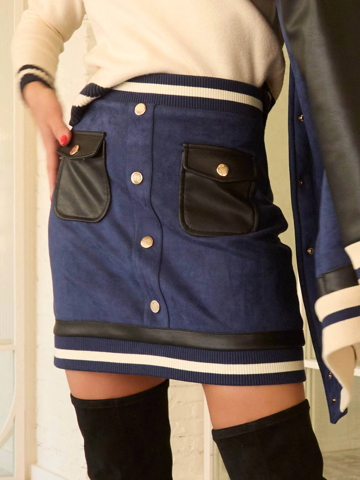 FALDA NOGAL CAMALEÓNICA