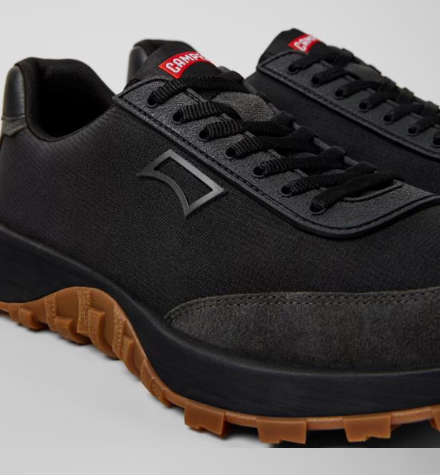 Sneakers  CAMPER DRIFT TRAIL BLACK de tejido y nobuk para hombre