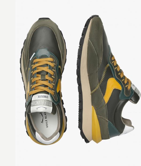 DEPORTIVA PARA HOMBRE VOILE BLANCHE QWARK HYPE ARMY GREEN