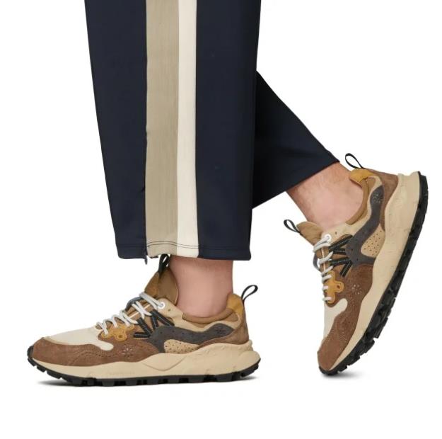 DEPORTIVA PARA HOMBRE FLOWER MOUNTAIN YAMANO 3 MAN BEIGE-BROWN