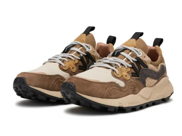 DEPORTIVA PARA HOMBRE FLOWER MOUNTAIN YAMANO 3 MAN BEIGE-BROWN