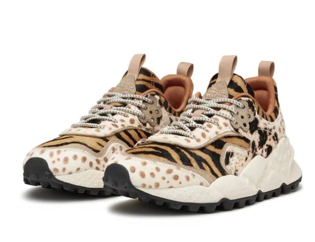 DEPORTIVA PARA MUJER FLOWER MOUNTAIN KOTETSU WOMAN PRINT BEIGE-BROWN