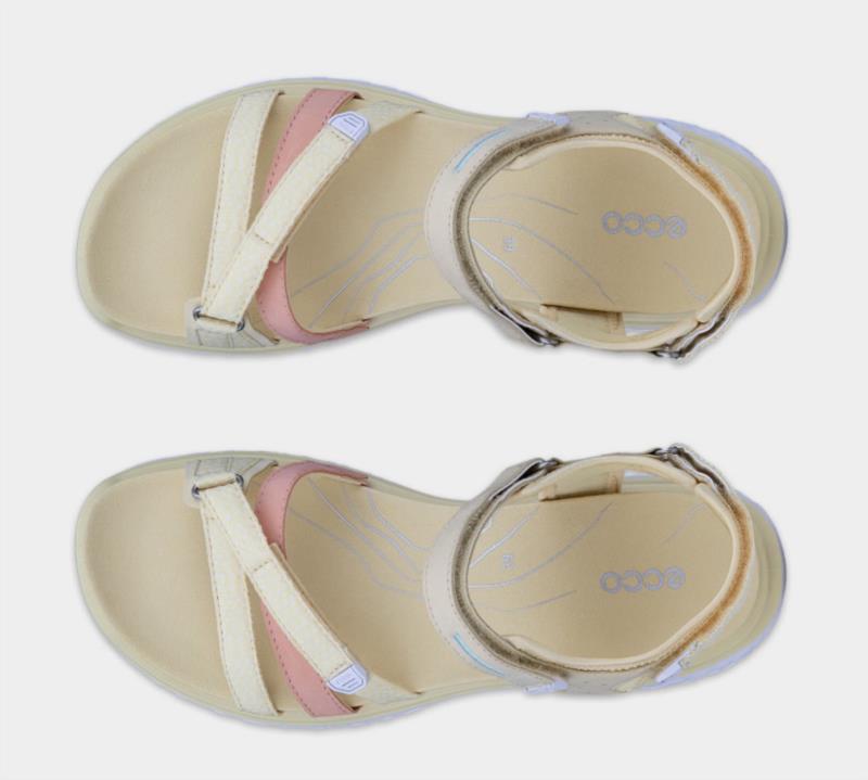 Sandalias con dos tiras de nobuk para mujer ECCO offroad roam w
