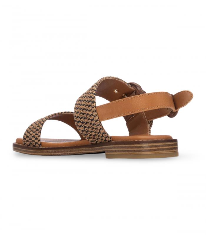 Sandalia Mujer CARMELA PIEL CAMEL