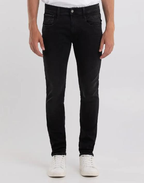 VAQUEROS REPLAY DE CORTE SLIM FIT ANBASS BLACK