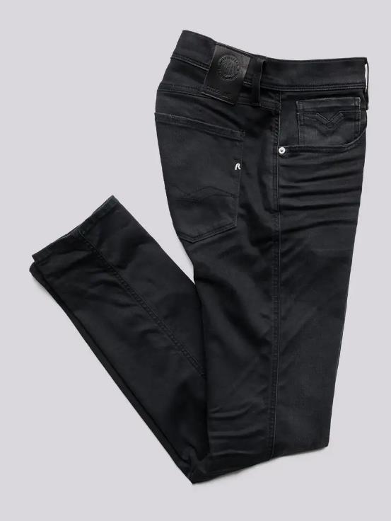 VAQUEROS REPLAY DE CORTE SLIM FIT ANBASS BLACK