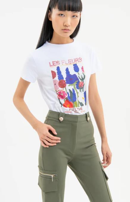 PANTALÓN PARA MUJER FRACOMINA CARGO LEGGINS GREEN ARMY
