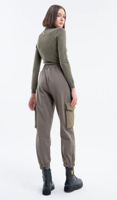 PANTALÓN FRACOMINA JOGGER CARGO OLIVE