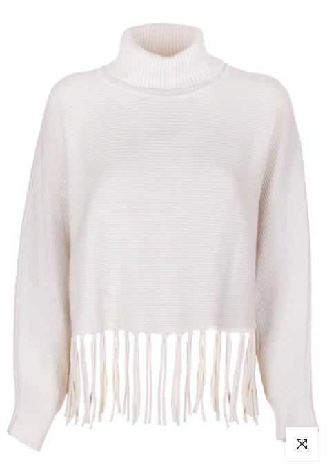 JERSEY PARA MUJER FRACOMINA KNITTED SWEATER VANILLA