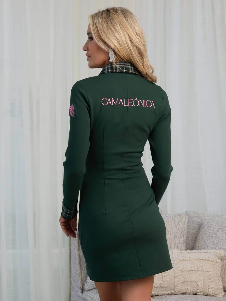 VESTIDO ARDEN CAMALEÓNICA