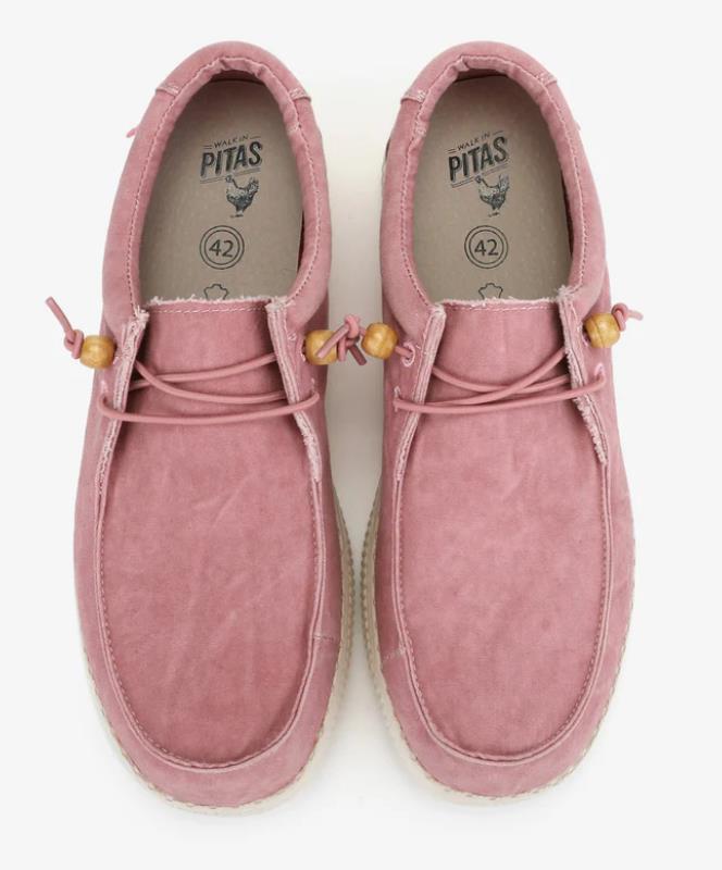 WALK IN PITAS MUJER WALLABI WASHED ROSA