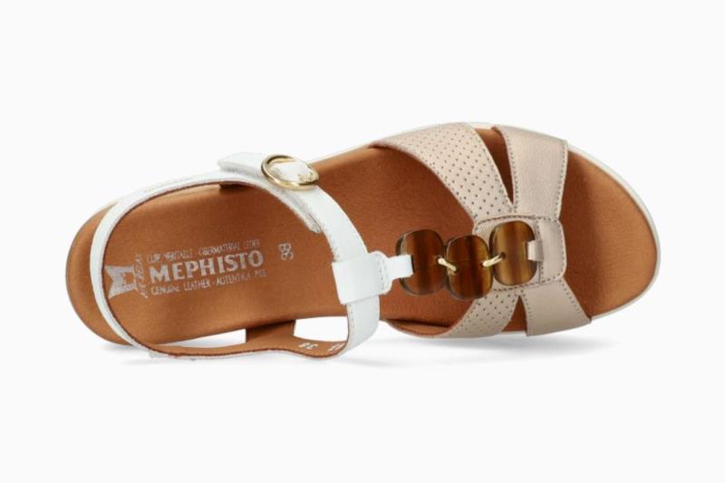 SANDALIA PARA MUJER MEPHISTO SELINE CHARM PLATINUM