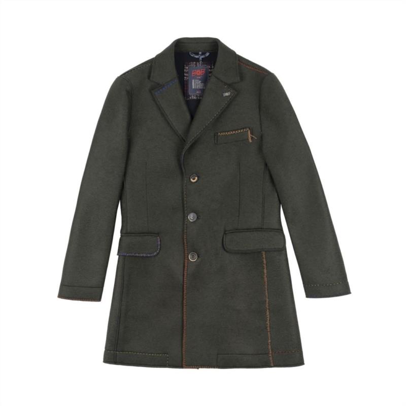 ABRIGO PARA HOMBRE BOB SHOULD 164 CAPPOTTO MONOPETTO RICAMATO