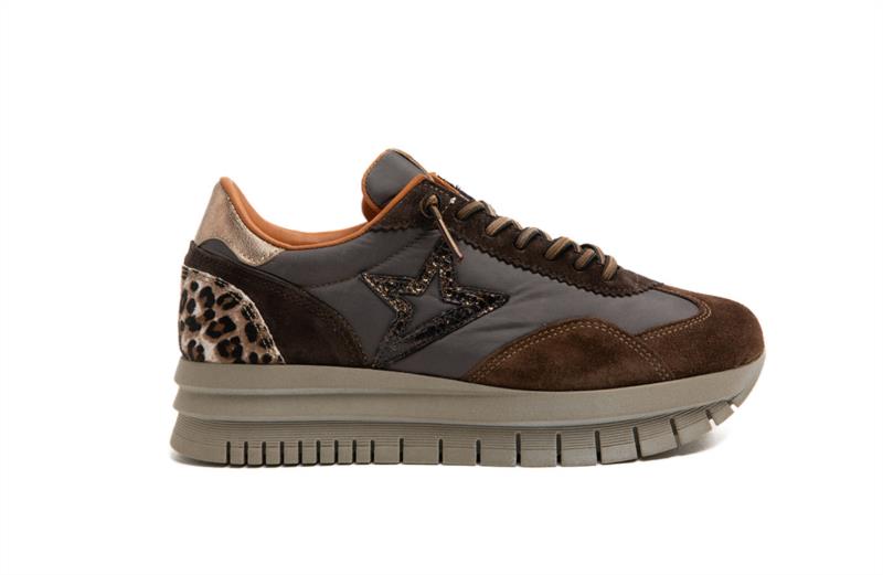 DEPORTIVA MUJER CETTI ANTE NILON CACAO