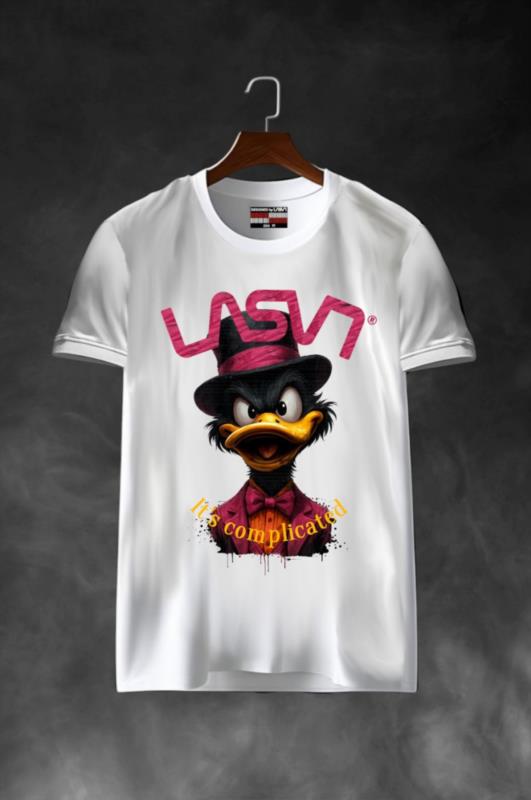 Camiseta de hombre LaSaL COMPLICATED Blanco