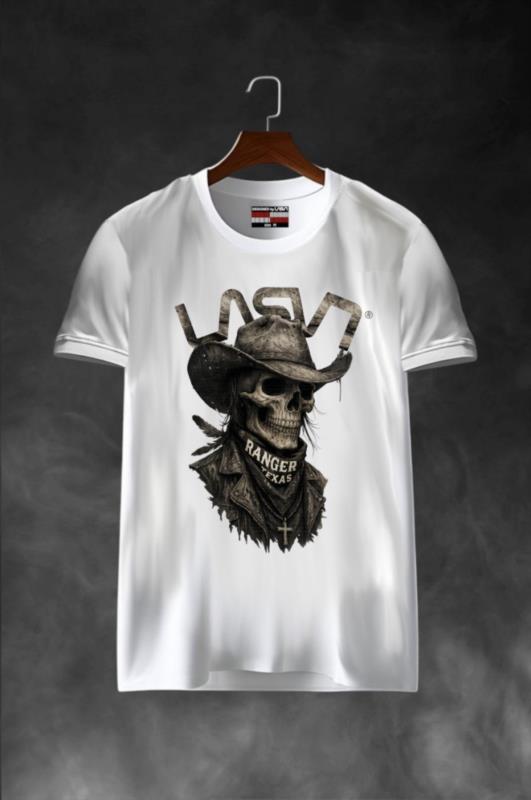 Camiseta de hombre LaSaL TEXAS Blanco