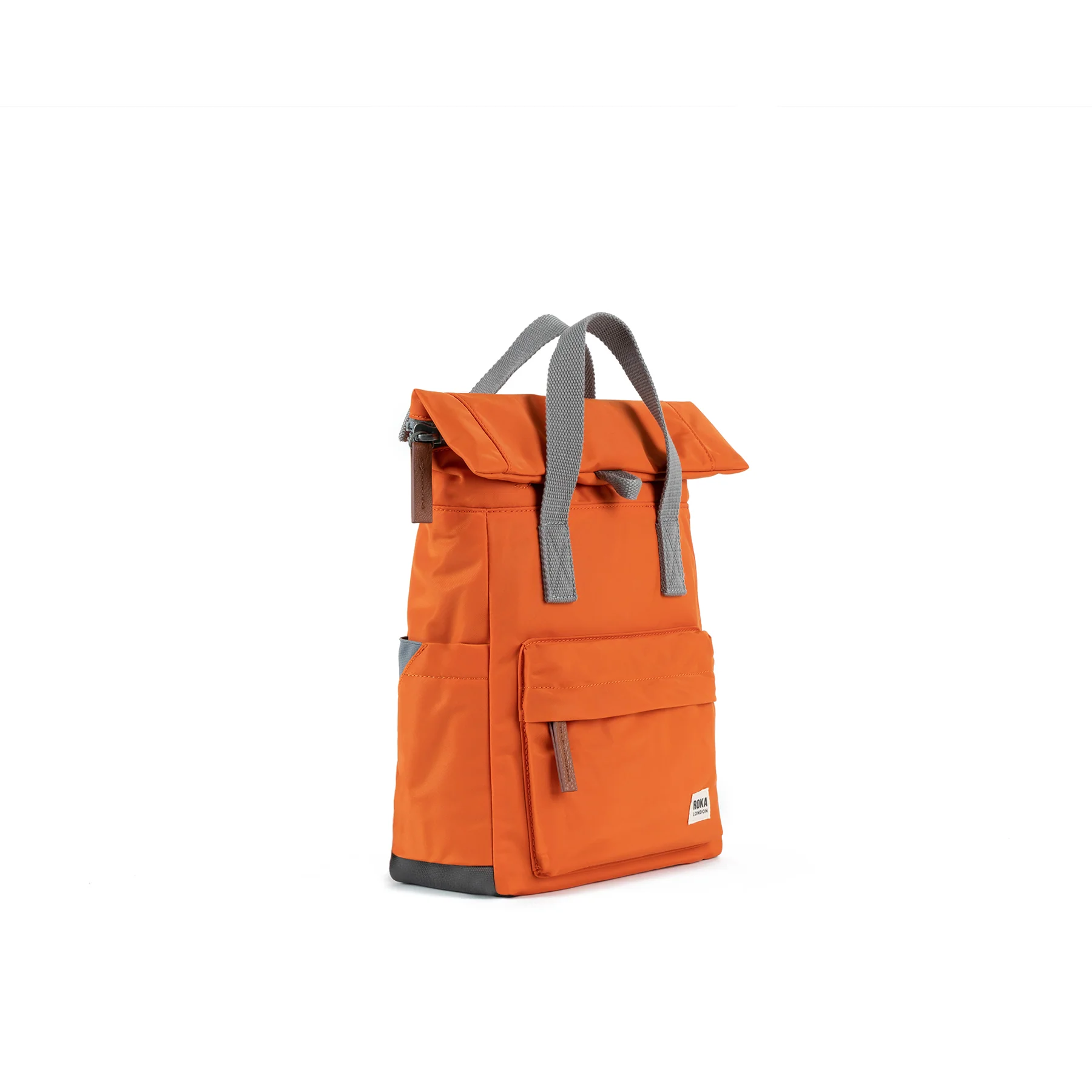 Roka London SMALL Canfield B Nylon reciclado naranja quemado