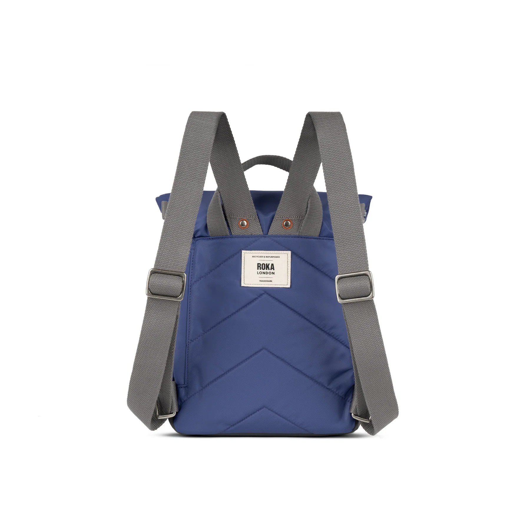 Roka London SMALL Canfield B INDIGO Nylon reciclado