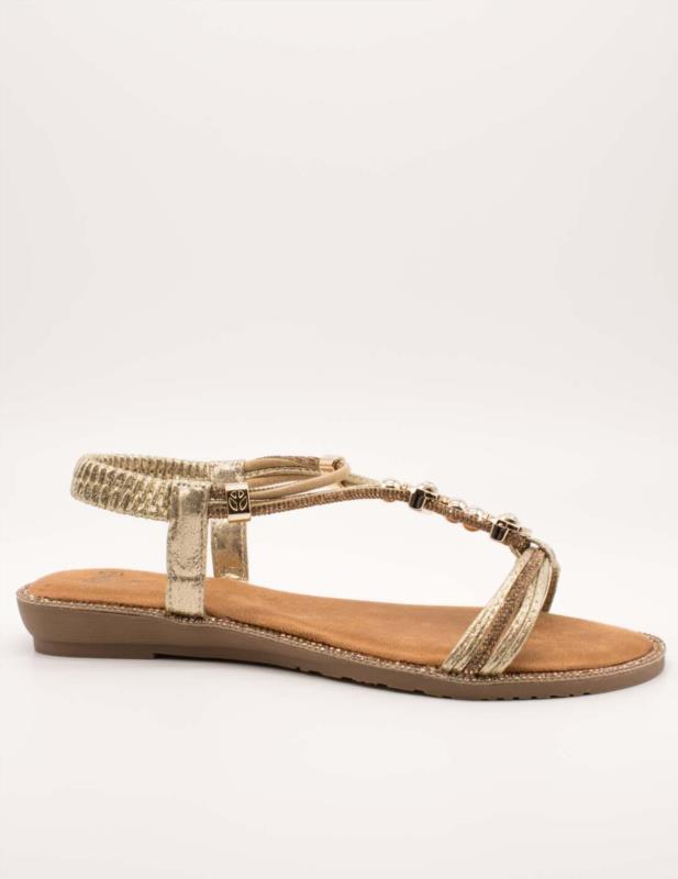 Sandalia Mujer EXE STRASS GOLD