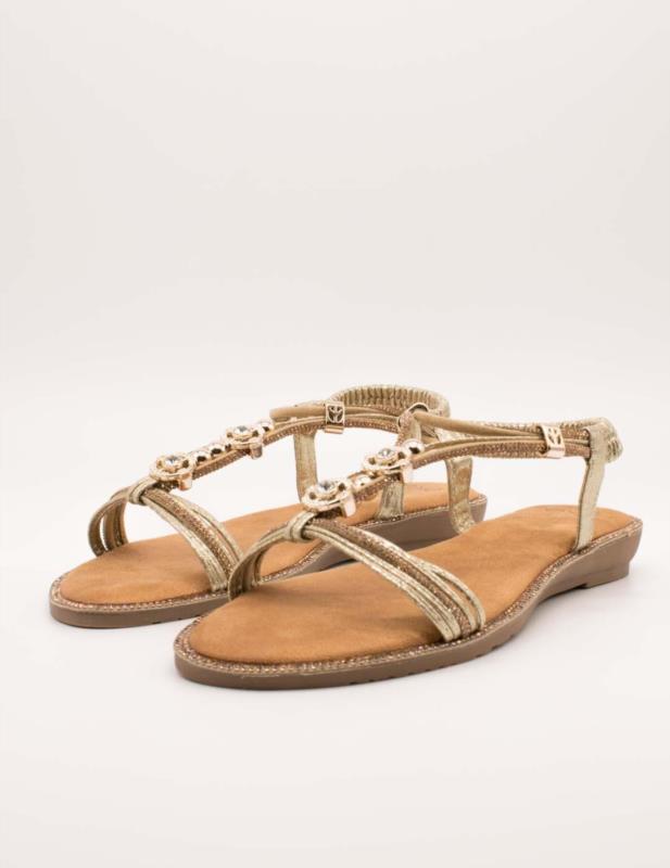 Sandalia Mujer EXE STRASS GOLD