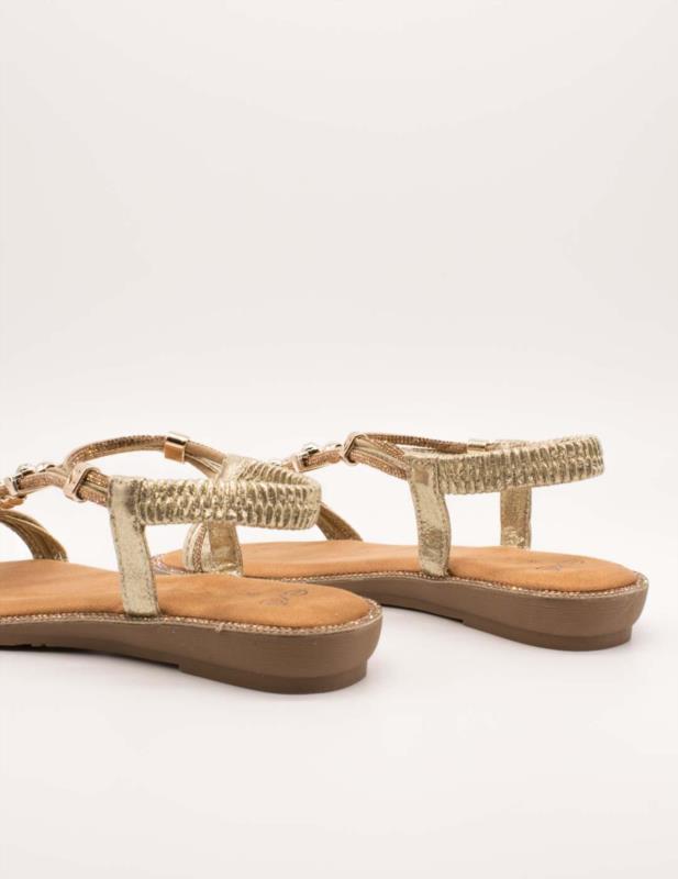 Sandalia Mujer EXE STRASS GOLD