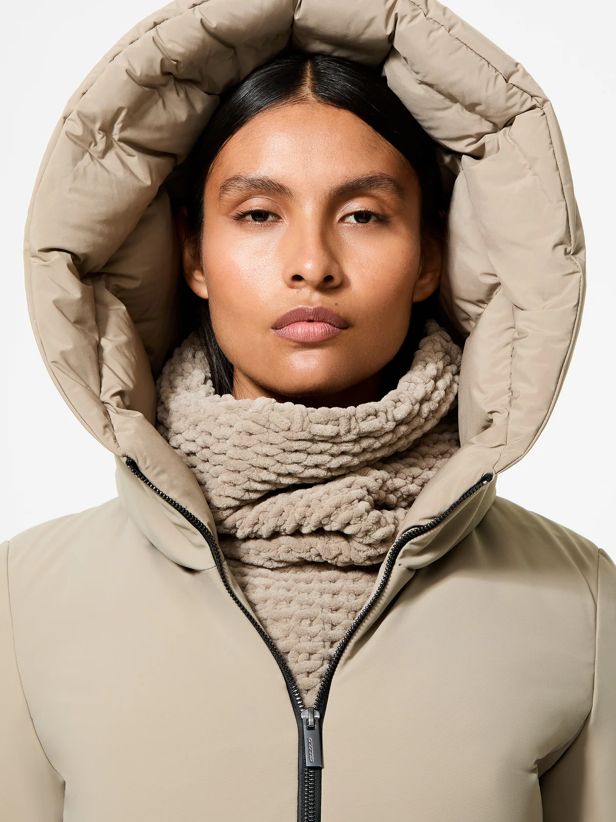 Chaqueta larga híbrida de invierno para mujer Surflex