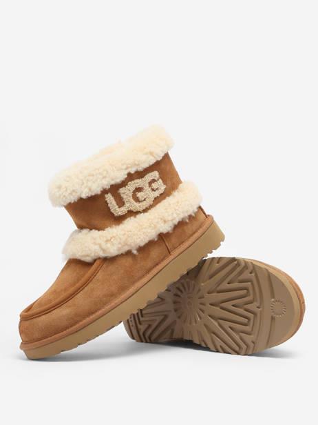 Bota Mujer Ugg Ultra Mini Fluff Chestnut