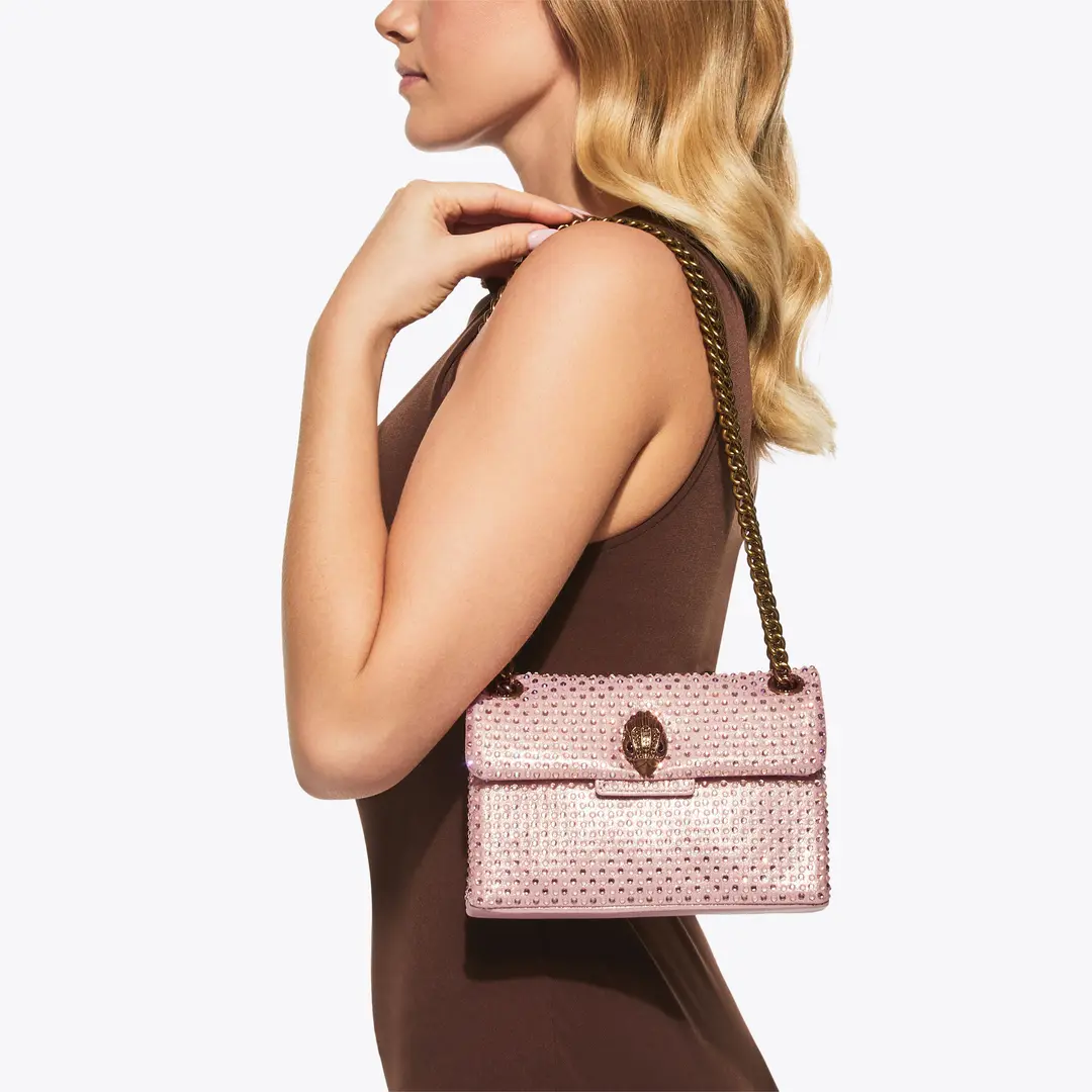 Mini bolso Kensington de tela Rosa