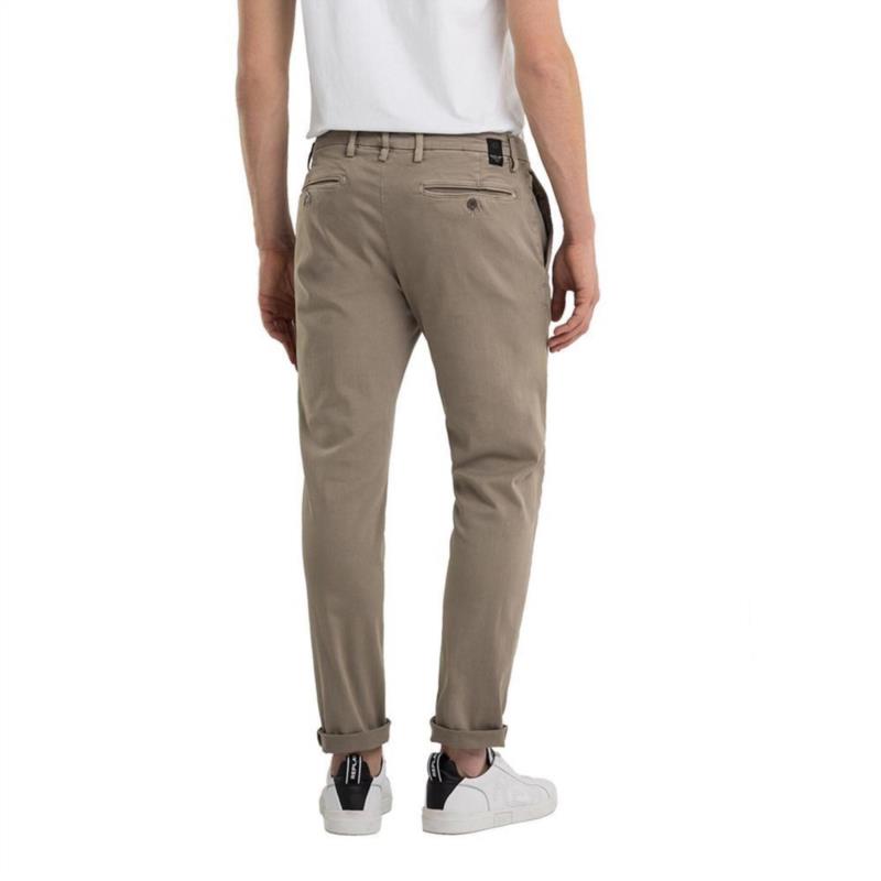 PANTALON REPLAY CHINO DE CORTE SLIM ZEUMAR BEIG