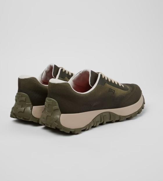 Drift Trail Zapatillas verdes de materiales técnicos de PET reciclado para hombre.