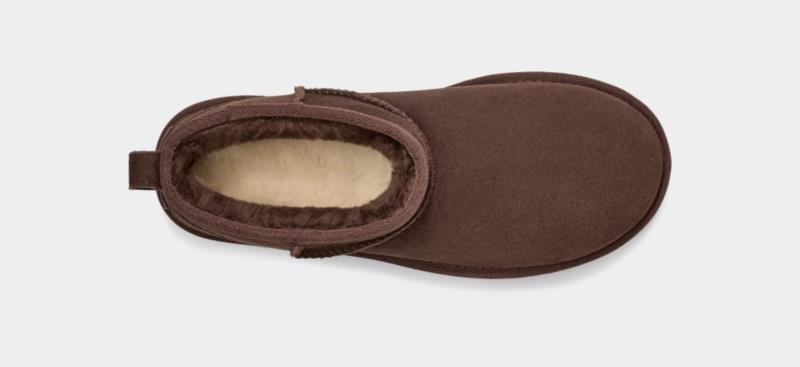Botas Mujer Ugg Con Plataforma Classic Ultra Mini Burnt Cedar