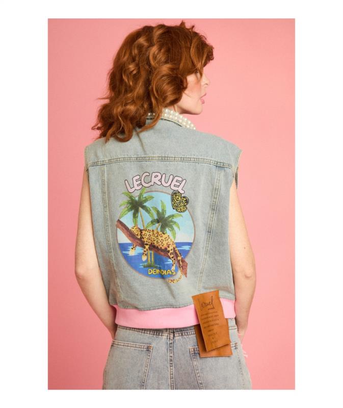 CHALECO DENIM LE CRUEL