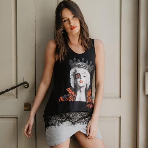 TOP ENCAJE MARILYN PUNK