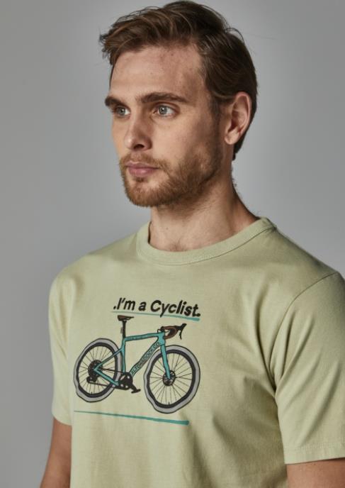 CAMISETA PARA HOMBRE VERDE ALTONADOCK SERIGRAFIA CASCO BLANCO