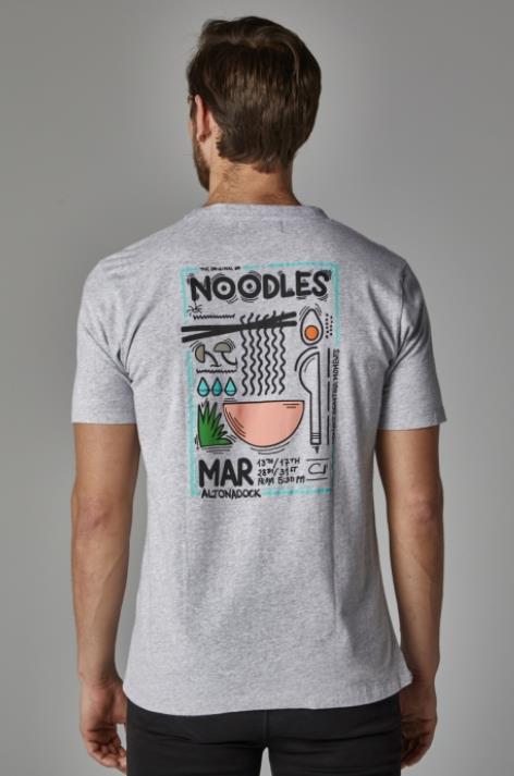 CAMISETA PARA HOMBRE ALTONADOCK ROSA CON SERIGRAFIA GOING UNDERGROUND