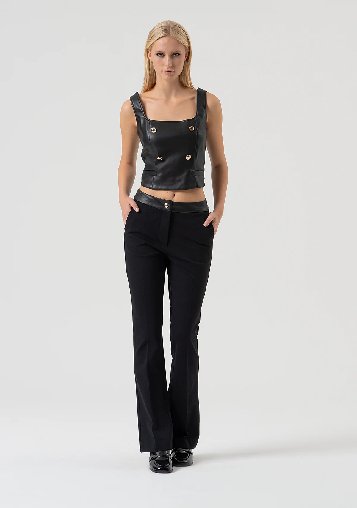 PANTALON BOOTCUT PANT BLACK